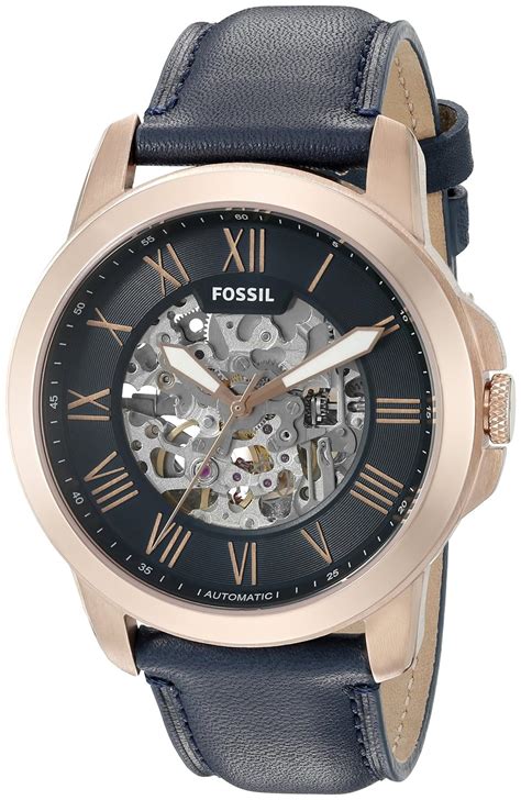 Men's Fossil Grant Automatic Skeleton Watch ME3102.